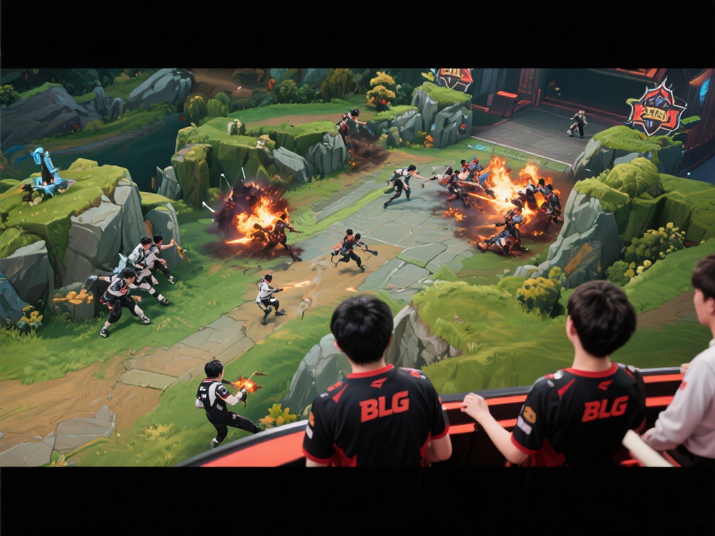 BLG战队尤其擅长利用地形优势，在团战中